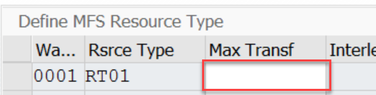SAP EWM MFS rearrange multi-depth 22